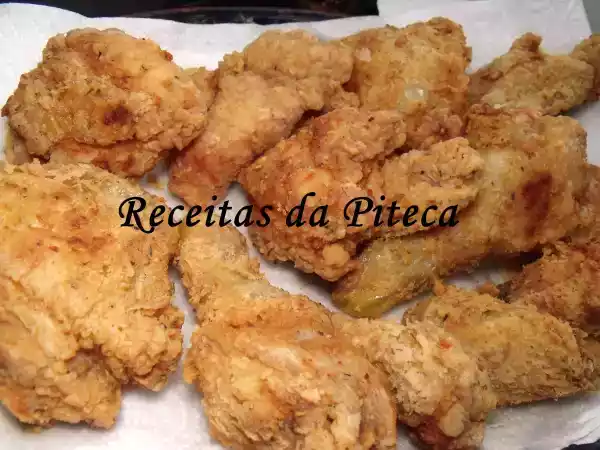 Receita Frango frito à minha moda