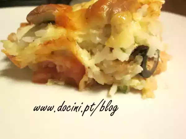 Receita Empadão de arroz (aproveitamento de sobras)