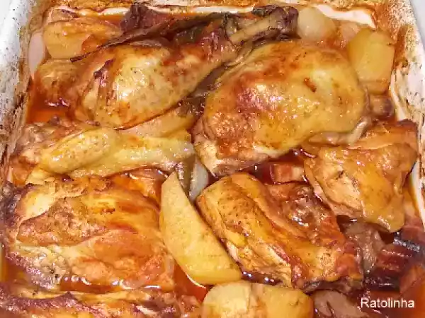 Receita Frango na púcara