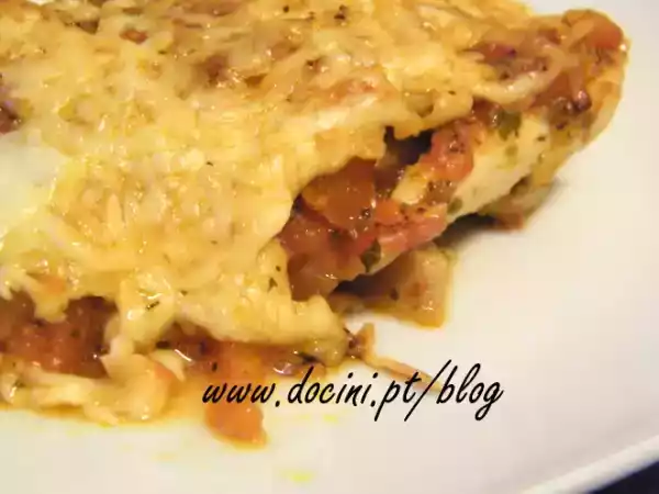 Receita Bifes de peru com molho pizzaiolo