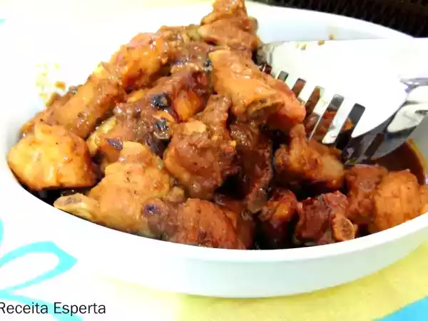 Receita Costelinha de porco com laranja e mel