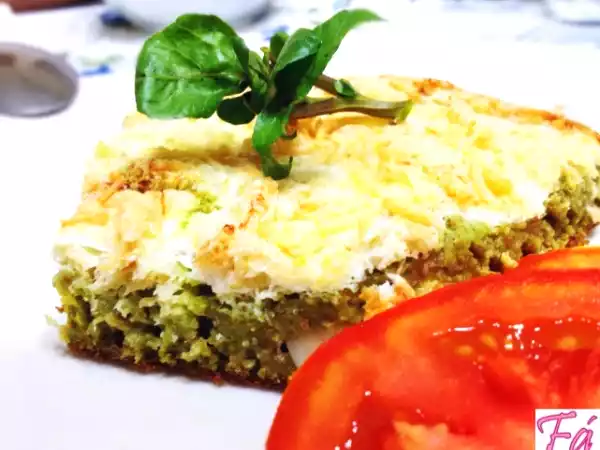 Receita Torta de bacalhau com agrião