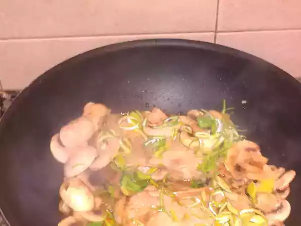 Receita Bifes com alho francês