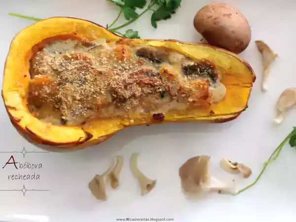 Receita Abóbora recheada