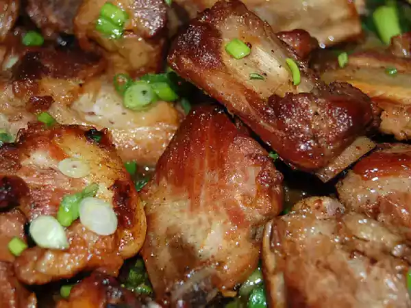 Receita Costelinha de porco frita