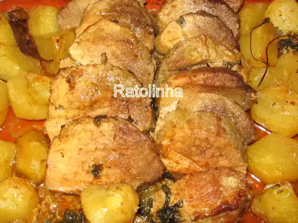 Receita Perna de porco assada