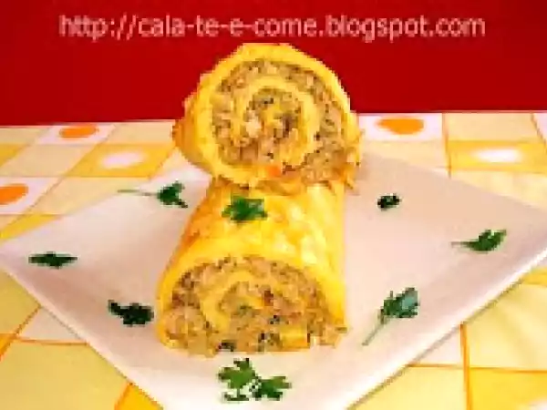 Receita Torta de batata e atum