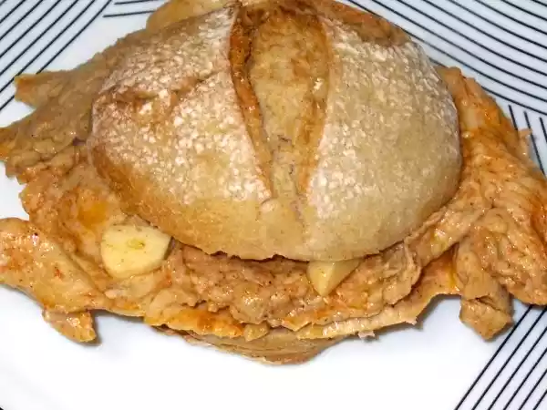Receita Bifana no pão