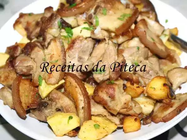 Receita Entremeadas salteadas com batatas fritas
