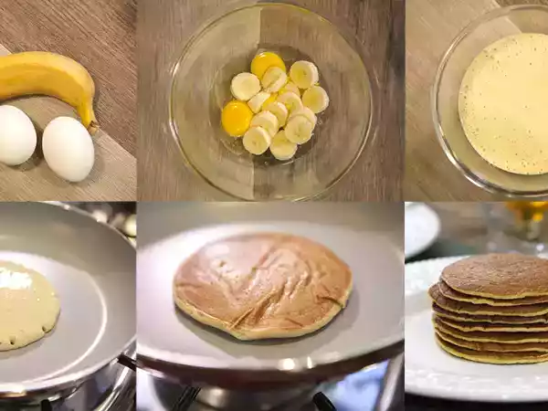 Receita Panqueca sem farinha