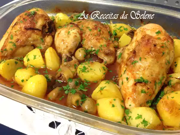 Receita Frango à camponesa