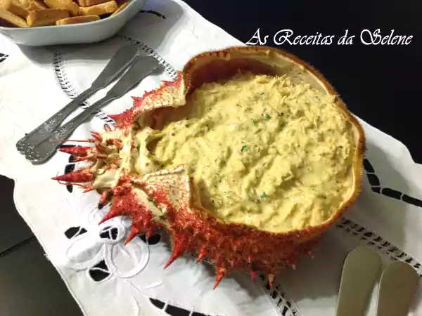 Receita Santola recheada