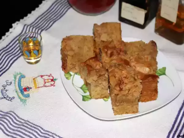 Receita Bolo de maçã e frutos secos