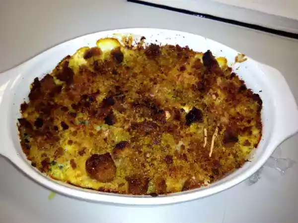 Receita Crumble de pescada (cuisine companion da moulinex)