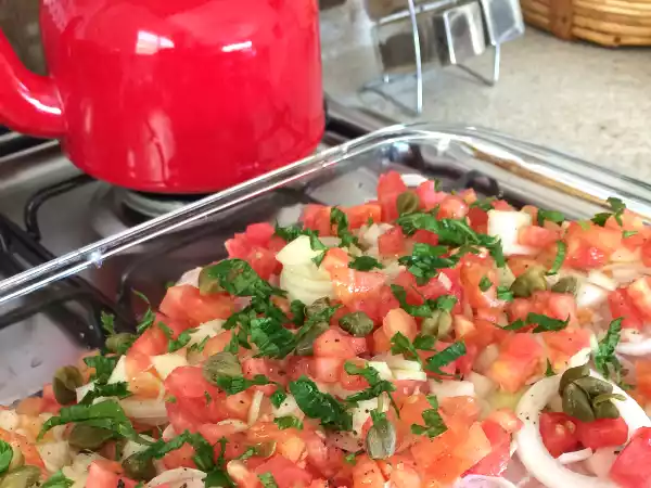 Receita Filé de tilápia assado