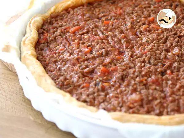 Receita Tarte de carne picada e molho de tomate