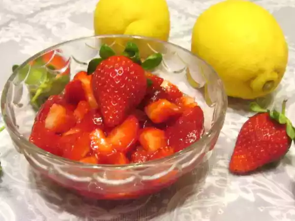 Receita Morango à italiana