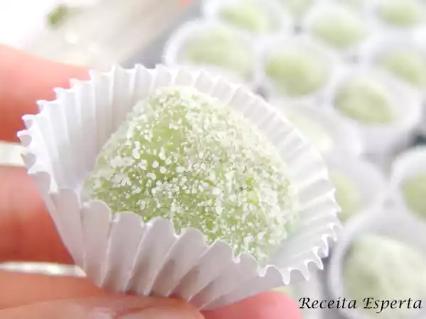 Receita Docinho gourmet de erva cidreira