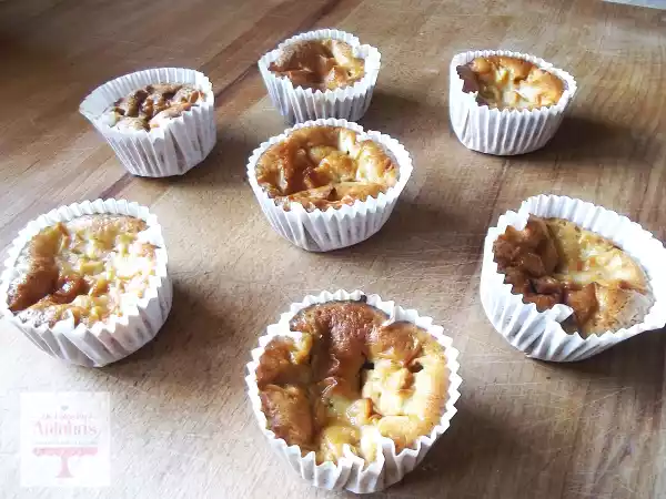 Receita Queijadinhas de maçã e canela