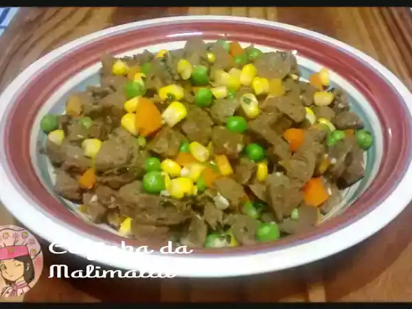 Receita Picadinho de proteína de soja