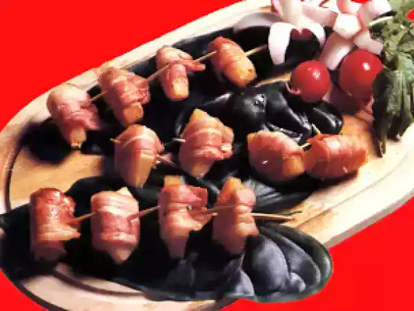 Receita Ananás com bacon
