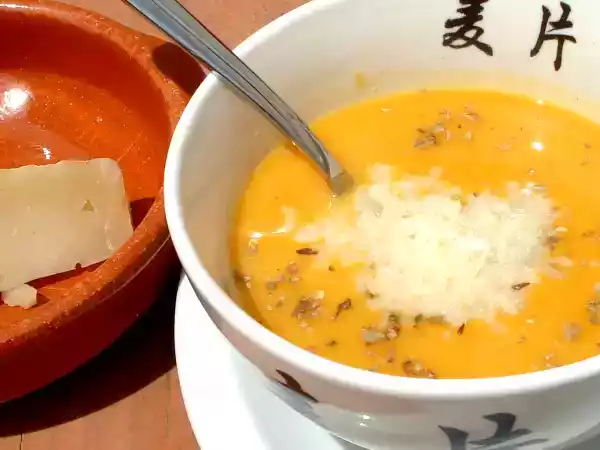 Receita Creme de feijão branco e abóbora