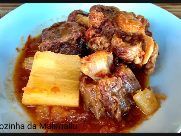 Receita Rabada com mandioca mineira