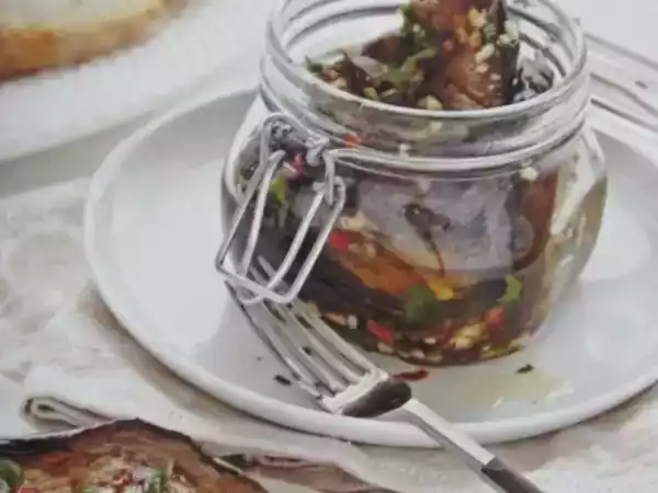 Receita Conserva italiana de berinjela feita em casa