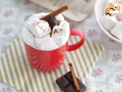 Receita Chocolate quente com marshmallows