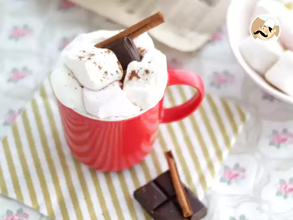 Receita Chocolate quente com marshmallows