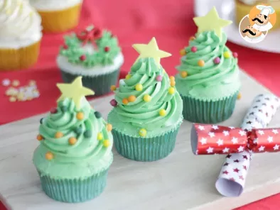 Receita Cupcakes decoração de Natal
