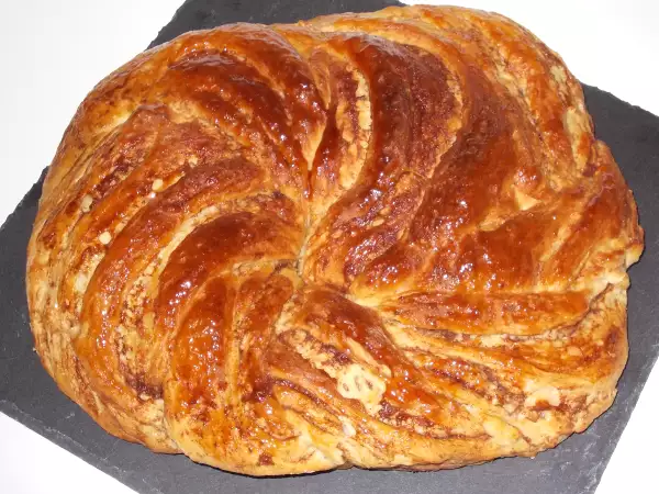 Receita Rosca de canela - pão doce
