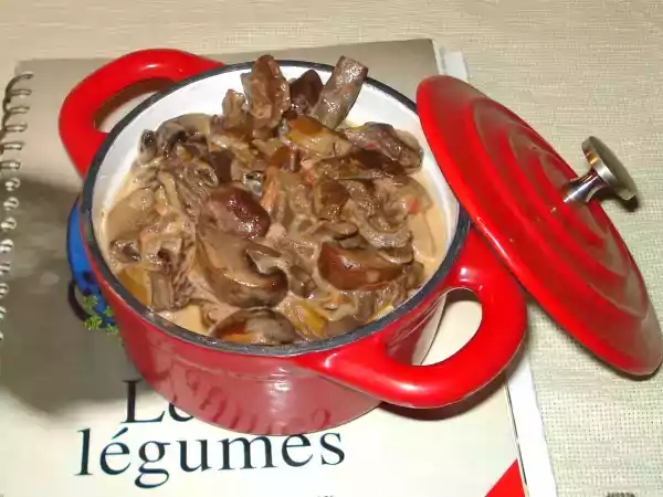 Receita Cogumelos guisados