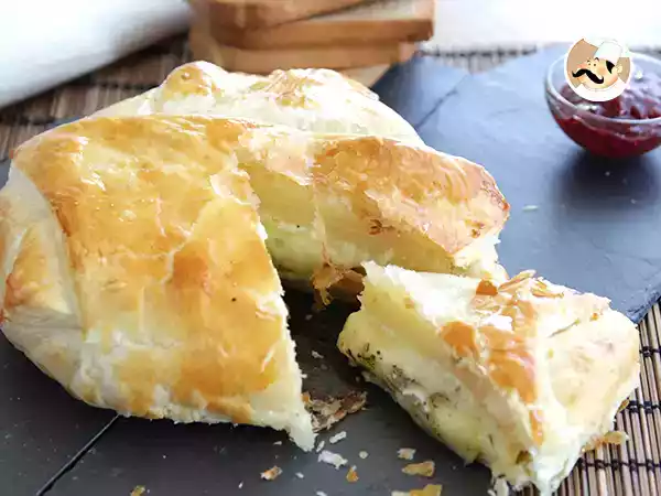 Receita Folhado de camembert