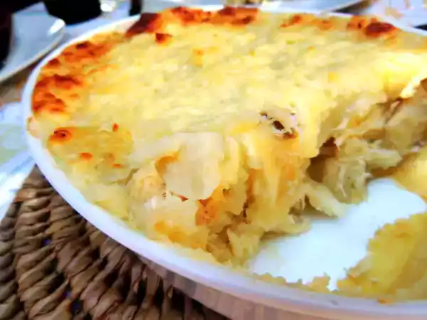 Receita Escondidinho de bacalhau para a páscoa