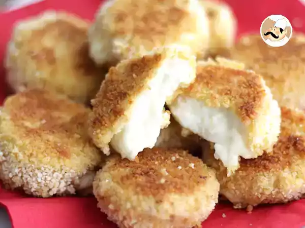 Receita Queijo mini babybel panado