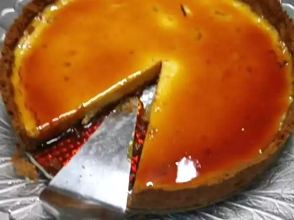 Receita Cheesecake de caramelo e limão
