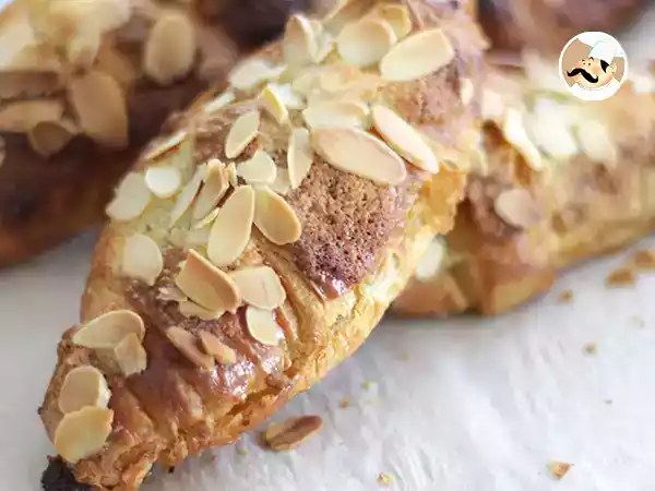 Receita Croissants de amêndoa