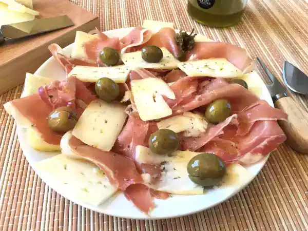 Receita Carpaccio de presunto parma