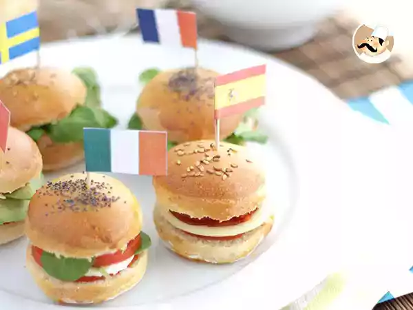 Receita Mini hamburguer