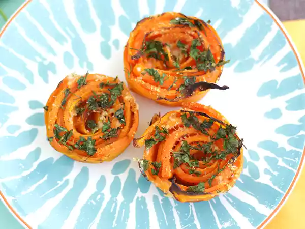 Receita Rosas de cenoura