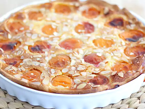 Receita Tarte de damasco / alperce