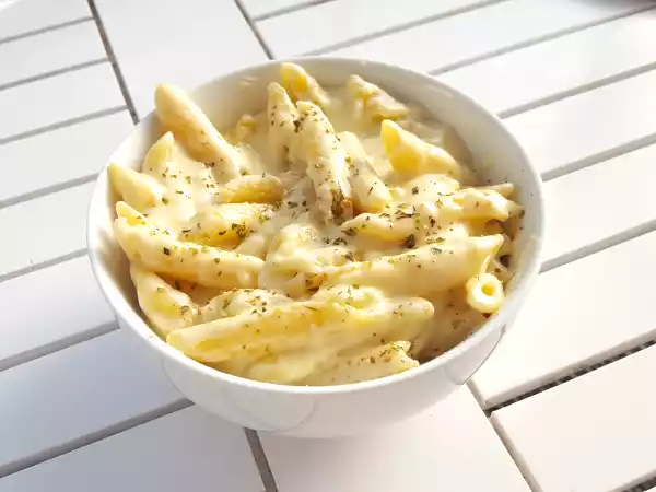 Receita Mac and cheese simples