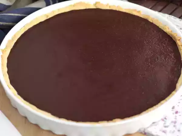Receita Tarte de chocolate simples e boa