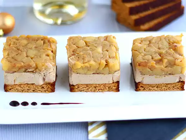 Receita Mini tatins de foie gras