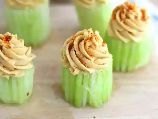 Receita Cupcakes de pepino