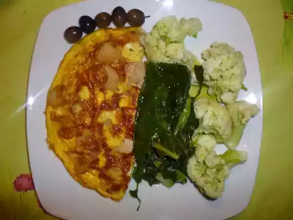 Receita Omelete de nabo