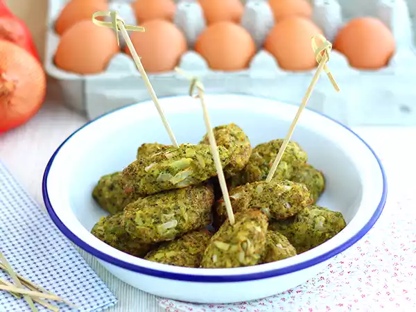 Receita Croquetes de brócolos/brócolis