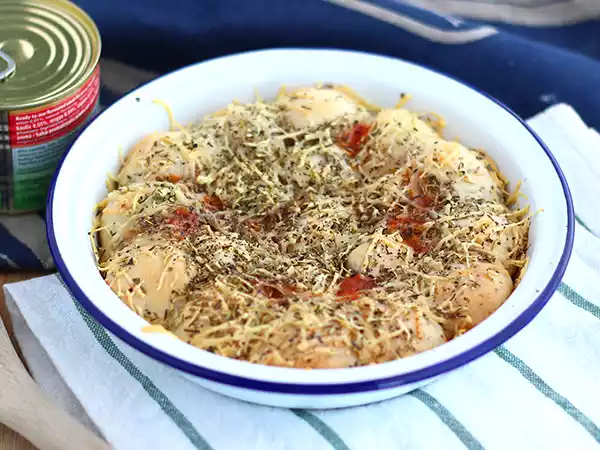 Receita Bolinhas de pizza para dividir