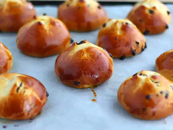 Receita Brioches de chocolate